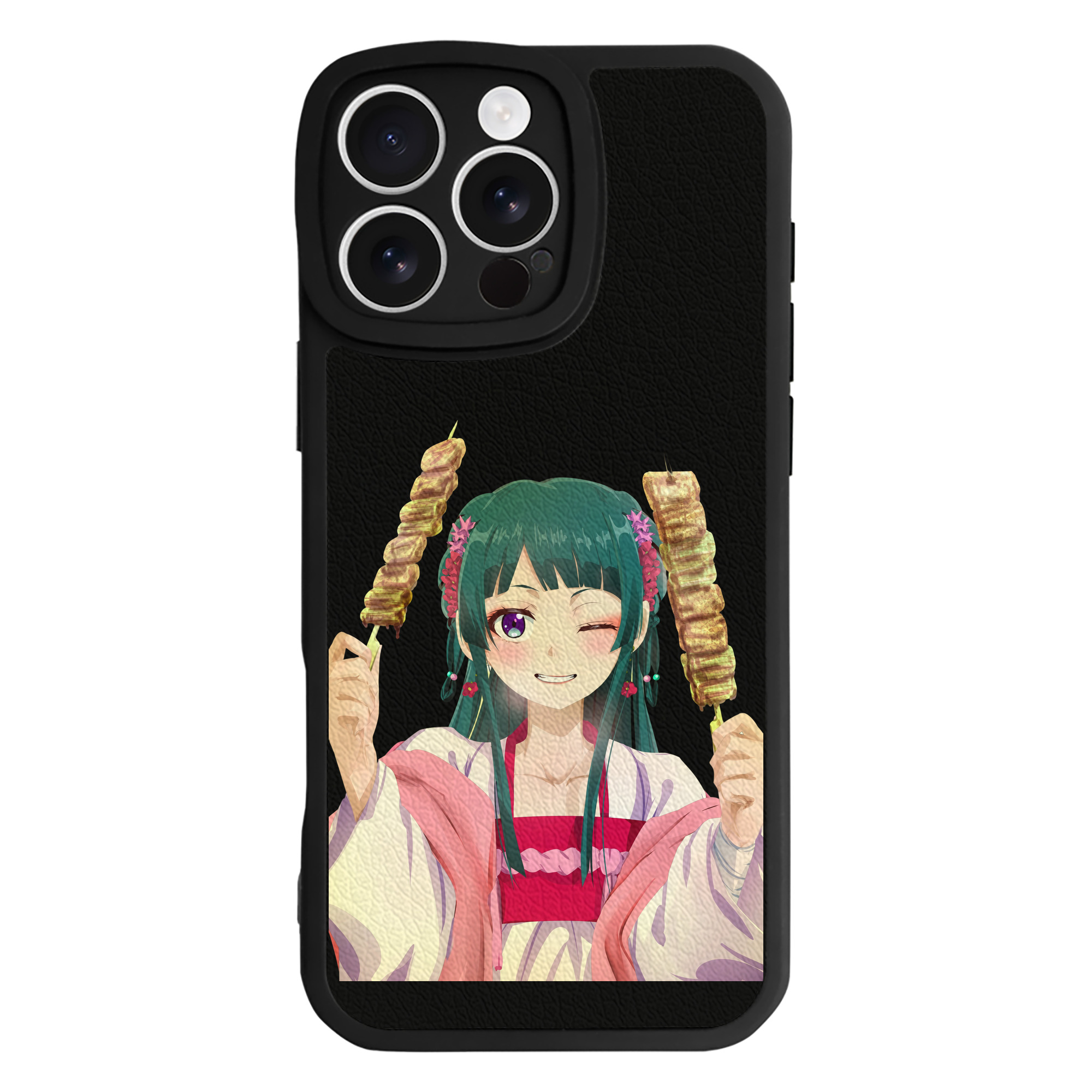 薬屋のひとりごと The Apothecary Diaries 【iPhone 16シリーズ対応】シリコンスマホケース（レザー調） 材質：シリコン